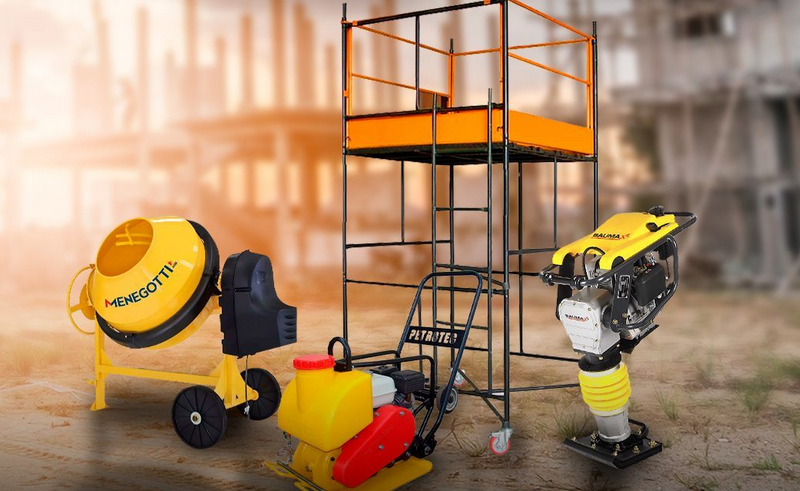 Equipamentos de construção e limpeza - Rental Ventures