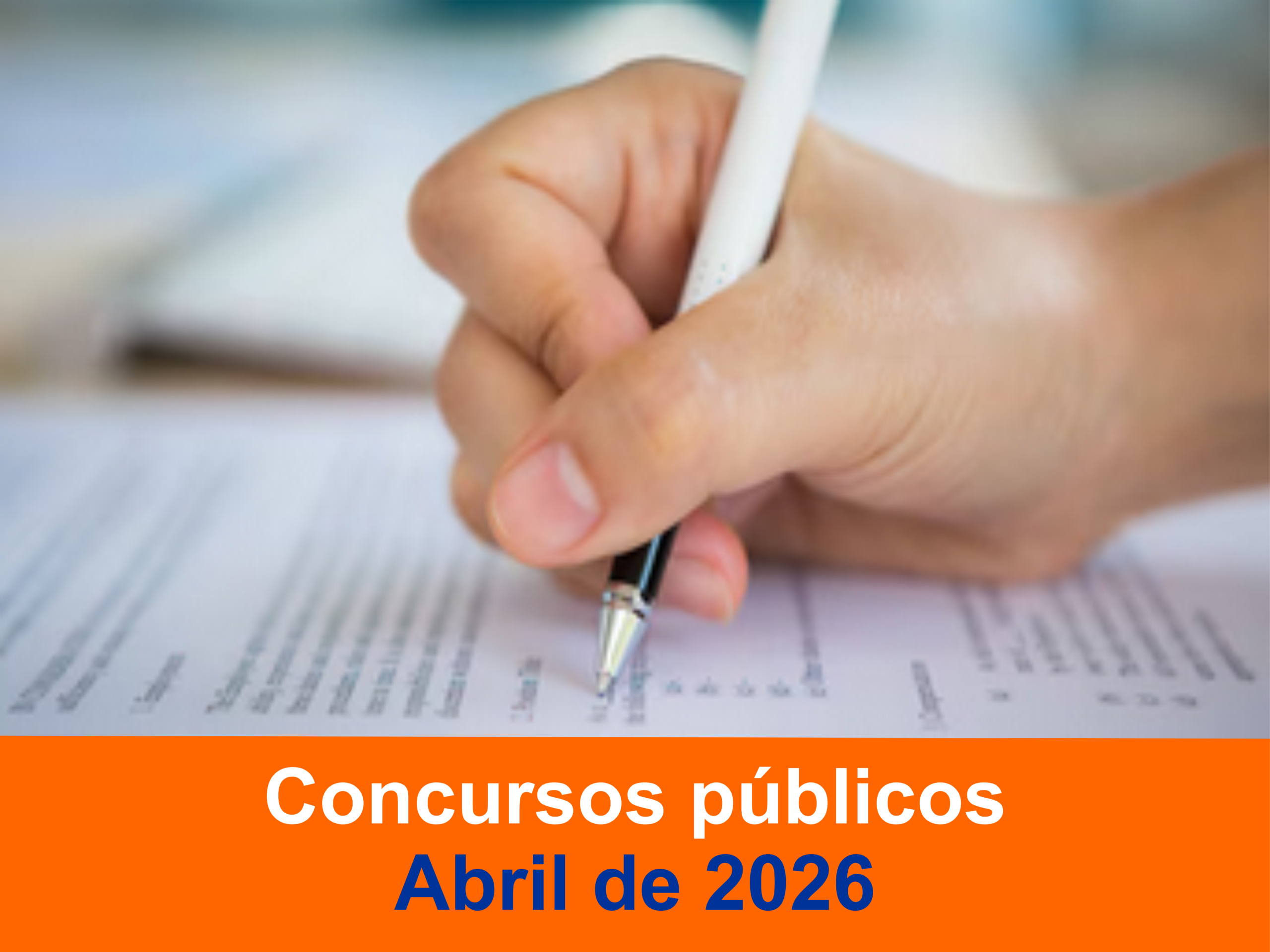 Concursos públicos em abril de 2026: um panorama resumido